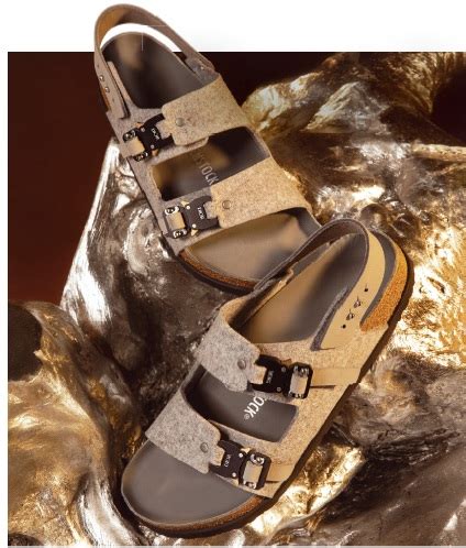 dior birkenstock collab.